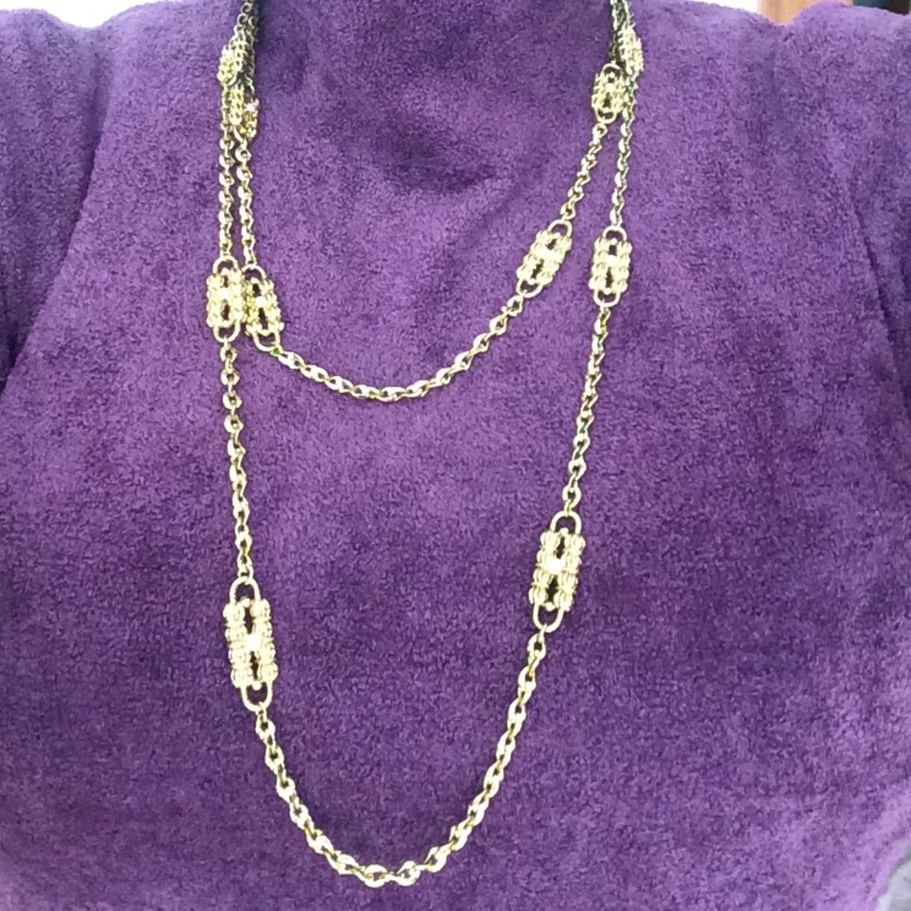 Jacqueline Bouvier Kennedy Paperclip Necklace